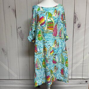 Lilly Pulitzer Camie Dress You Gotta Regatta Size Large, Style 32470, EUC!!!